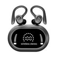 thumbnail image 3 of Wireless Earbuds 75hrs Bluetooth 5.3 Headphone Sport, 2025 Bluetooth Earbuds Stereo Deep Bass Over Ear Bud with Earhooks, ENC Noise Cancelling Mic, IPX7 Waterproof Earphone,Black, 3 of 9