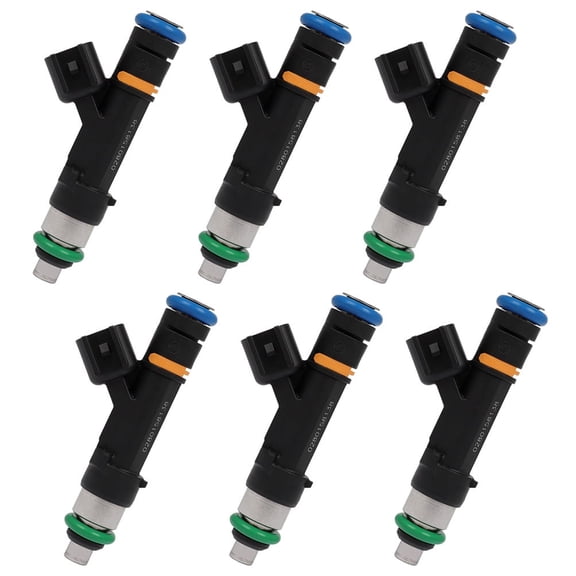 Injectors Kit,SCITOO 4 Holes Fuel Injector fit for 04-09 for Ford for E-150/ for E-250/ for E-350 Super Duty, 04-05 for Ford for E-150 Club Wagon/for E-350 Club Wagon, Set of 8