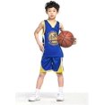 thumbnail image 4 of Casual children's basketball suit - sleeveless children's basketball Sweatshirt - cool basketball children's clothing for boys and boys aged 8-15, 4 of 5
