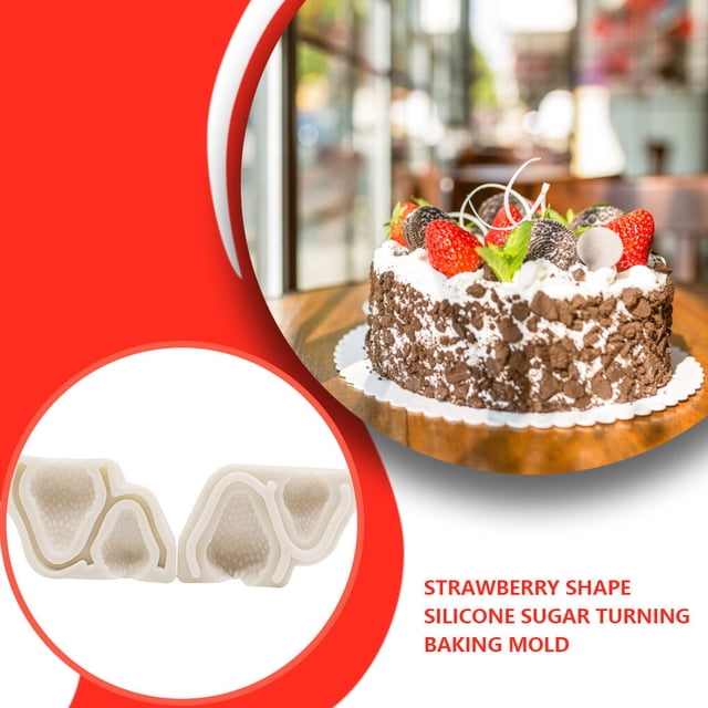 Maoww Strawberry Cake Decorating Mold Silicone Mould Cookie Bakeware Decorative Baking Molds Home Kitchen Restaurant Type 2