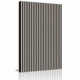 thumbnail image 2 of Canvas Wall Art Simple White Striped Canvas Art Print Black Stripe Vintage Linen Texture Pictures Wall Decor for Living Room Bedroom Artwork Decorations Stretched Framed Ready to Hang 8"x10", 2 of 9