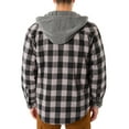 thumbnail image 3 of Sherpa-Lined Hooded Flannel Shirt-Jacket, 3 of 5