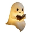 thumbnail image 1 of Lámpara de lectura fantasma con forma de libro, decoración de Halloween, luz nocturna LED novedosa para repisa, estudio, habitación de granja, adorno., 1 of 8