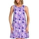 thumbnail image 1 of Fotbe Violet Vestido de Verano sin Mangas para Mujer – Vestido Midi Línea A, Estilo Camiseta Floral, Vestido Playero Casual y Fluido, 1 of 7