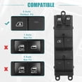 thumbnail image 5 of Unique Bargains Front Left Driver Side Power Window Switch Fit for Subaru Impreza III Hatchback GR GH G3 2008-2012 Black, 5 of 7