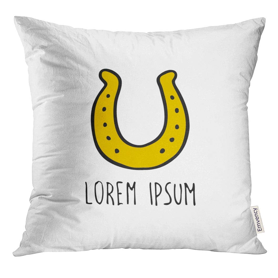 horseshoe pillow case