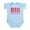 Sky Blue, variant on CafePress - Big Sister Varsity Infant Bodysuit - Baby Light Bodysuit, Size Newborn - 24 Months