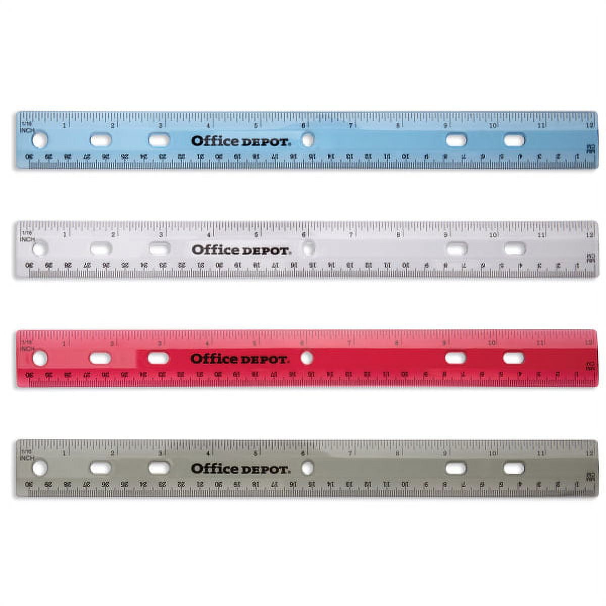 ロピア 爆買い Depot Office Stainless NB Silver, 18in., Ruler, Steel 事務用品