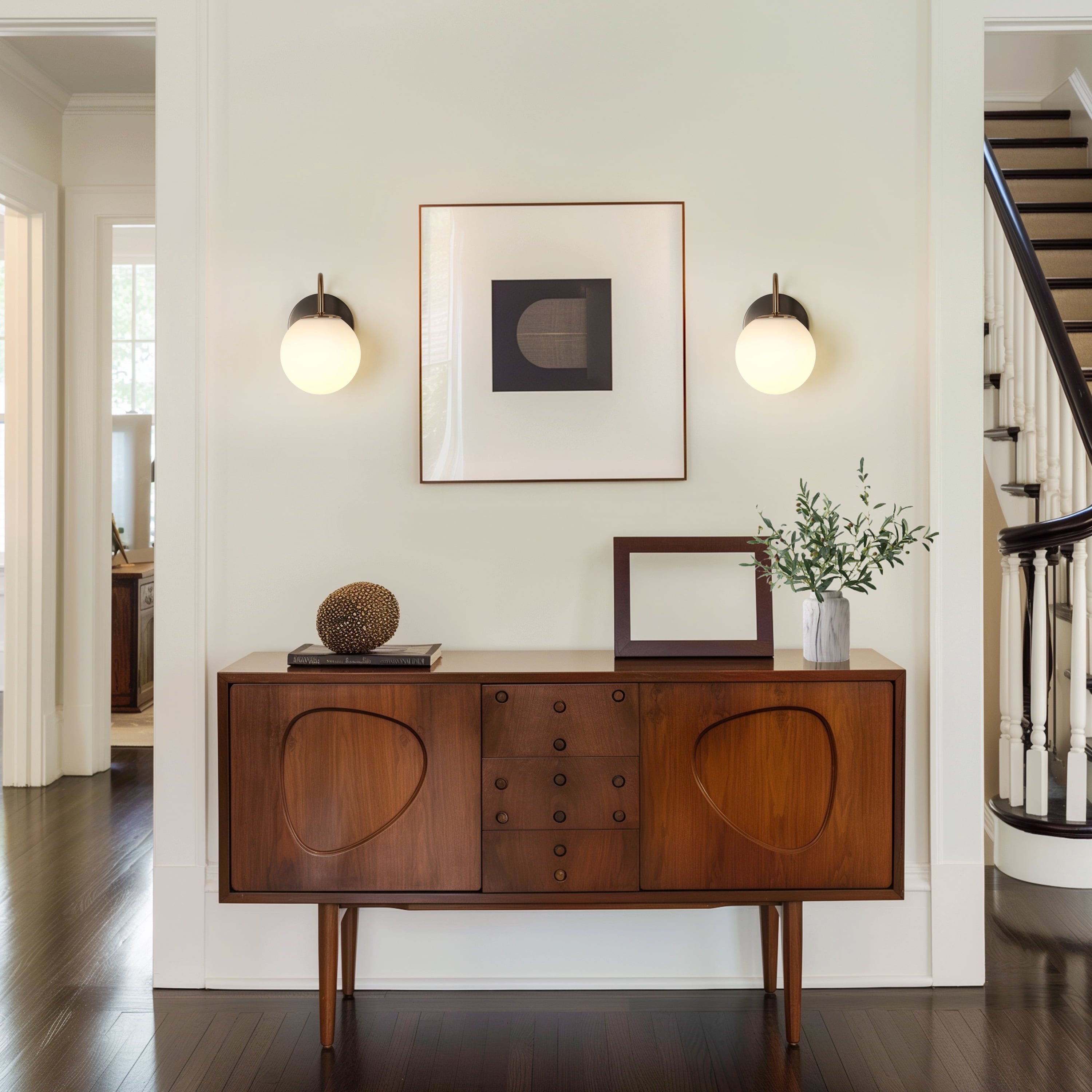Aladarimostinin 5.3-in W 1 -Light Polished Gold Wall Sconce