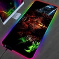 thumbnail image 1 of Alfombrilla de ratón RGB World of Warcraft Anime para Gaming, alfombrilla de escritorio para ordenador portátil Varmilo, accesorios para jugadores de PC, alfombra para Gamer LIUWENJING unisex, 1 of 2