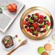 thumbnail image 5 of Golden Stainless Steel Serving Tray, Decorative Platter for Jewelry, Desserts, Cakes, Steaks, and Bar Home Use, 5 of 5