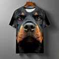 thumbnail image 2 of lcziwo Novelty Graphic Tees for Men Short Sleeve Funny 3D Dog Print T-shirt Gifts for Dog Dad Ofertas del día Multicolor XL, 2 of 9
