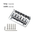 thumbnail image 3 of Pont de Guitare Modifié Composant Professionnel Installation Musicale Réparation Accessoires d'Instrument de Rechange Métal Fixe Queue de Selle Remplacement Raccord, 3 of 7