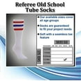 thumbnail image 3 of Yacht & Smith Women's Referee Cotton Tube Socks, Solid and Striped, Sports Sock, Casual Sock, 3 of 4