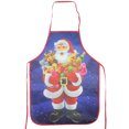 thumbnail image 2 of Bearachild Delantal de cocina con temática navideña, delantal con adornos navideños, decoración navideña, regalo de Navidad de Año Nuevo Kits de decoración para fiestas Papá Noel, 2 of 6
