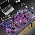 thumbnail image 2 of Alfombra de juego XXL para ordenador portátil, accesorios negros para juegos, alfombrilla para ratón, alfombra para teclado de Anime japonés, PC p-pokemon Gengar, alfombrilla para teclado de jugador, 2 of 5