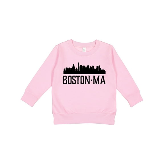 Inktastic Boston Massachusetts Skyline City Silhouette Toddler Sweatshirt