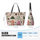 thumbnail image 4 of Fotbe Vintage Coffee Bolsa de Viaje para Playa - Resistente al Agua, Bolsa Tote de Gran Capacidad y Ligera con 7 Bolsillos para Mujeres y Hombres, 4 of 7