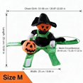 thumbnail image 3 of Halloween Pet Pumpkin Rider , Funny Dog Cat Pumpkin Knight Cosplay Outfit, Adjustable Pet Halloween Party Dress Up for Dogs Cats, Holiday Photo Prop, 3 of 5