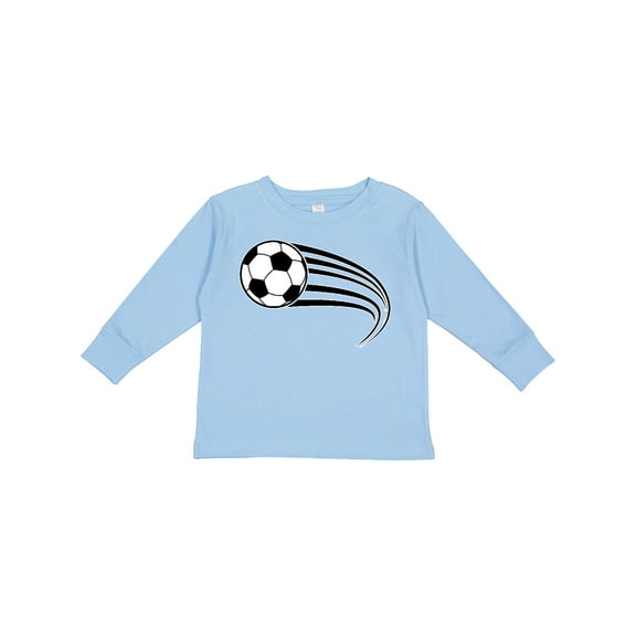 Inktastic Soccer Ball Boys or Girls Long Sleeve Toddler T-Shirt