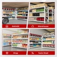 thumbnail image 3 of AUHUP 4-Tier Garage Storage Shelves 5000LBS Heavy Duty Metal Shelving 71" W Shelving Unit for Warehouse,Basement Industrial,Commercial Utility Rack, 71"W x 24"D x 70"H,White, 3 of 11