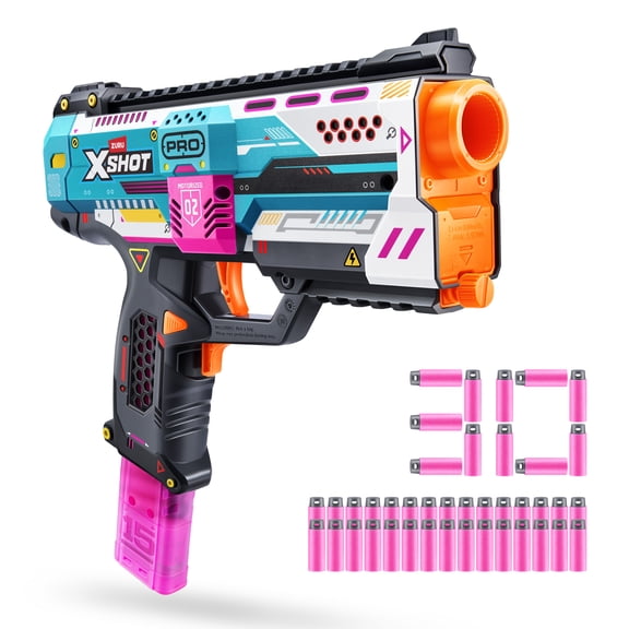 XSHOT SKINS Pro Series Motorized Thrasher by ZURU Outdoor Blaster with 30 Darts for Ages 14