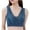 Blue, variant on Women's Wireless Bra Back-Smoothing Bra Feature V-Neck Sport Bra Style W-399 Khaki 4XL