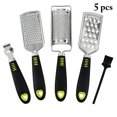 thumbnail image 2 of 4PCS Cheese Grater Set Handheld Food Grater Lemon Zester with Cleaning Brush, 2 of 9