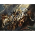 thumbnail image 2 of Peter Paul Rubens 14x12 Gold Ornate Wood Frame and Double Matted Museum Art Print Titled - The Fall of Phaeton (C. 1604-1605), 2 of 4