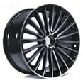 18x9.5 Mercedes-Benz Style Wheel | Black Machine Face Rim | 5x112 ...