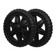 thumbnail image 3 of Miangastore 2 Pcs Roues en Caoutchouc pour Remplacement de Chariot d'Achats, Roues de Remplacement pour Chariot Utilitaire, Accessoires de Chariot Roulant, Roulettes à Plaque Robustes, 3 of 8