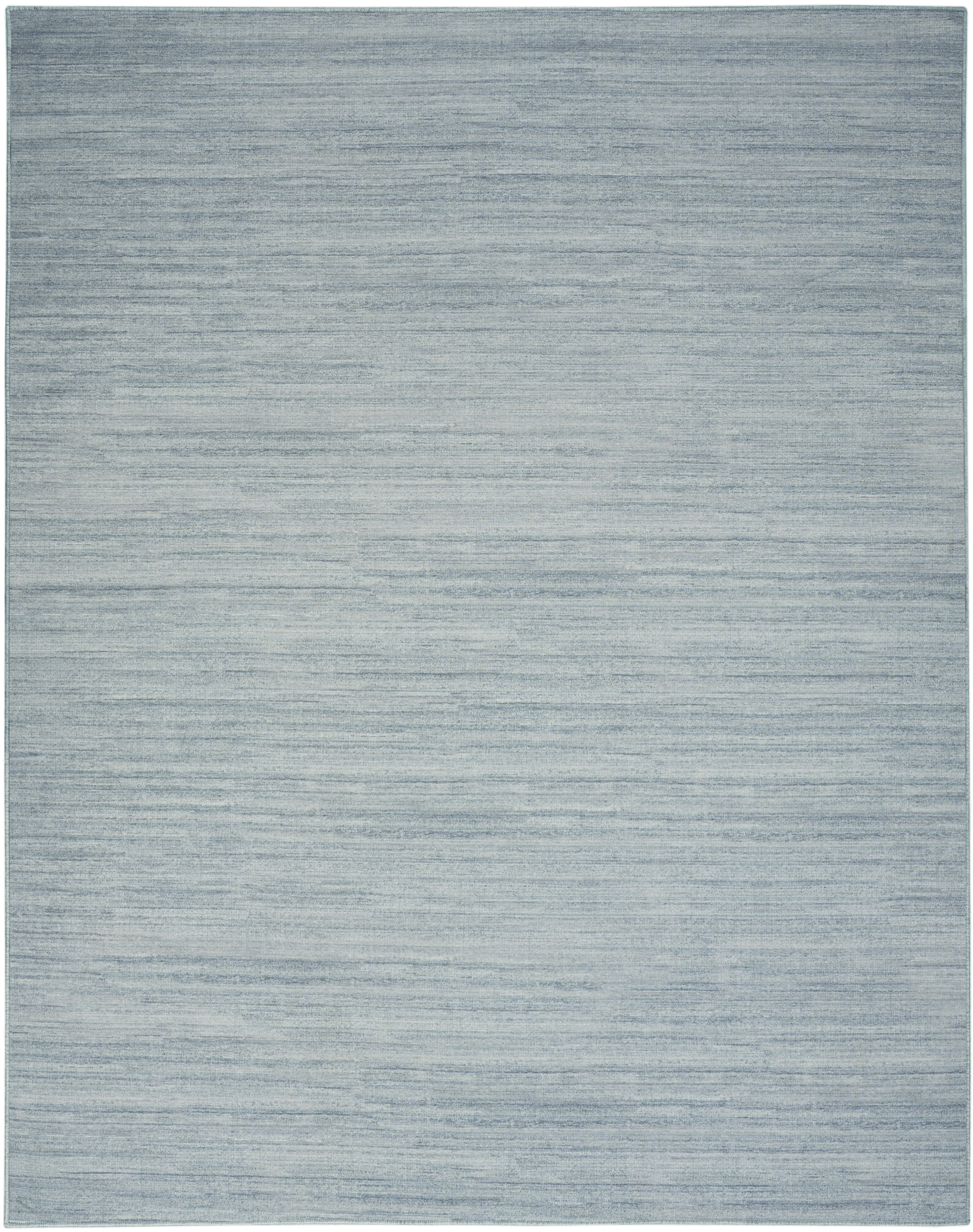 Nourison Washable Essentials Coastal, Nautical & Beach Aqua 7'10" x 9'10" Area Rug (8x10)