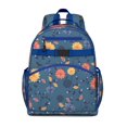 thumbnail image 1 of Vintage Botanical Floral School Backpack Spacious Adjustable Padded Straps Chest Buckle Water-resistant Durable Bookbag for Daily Use, 1 of 3