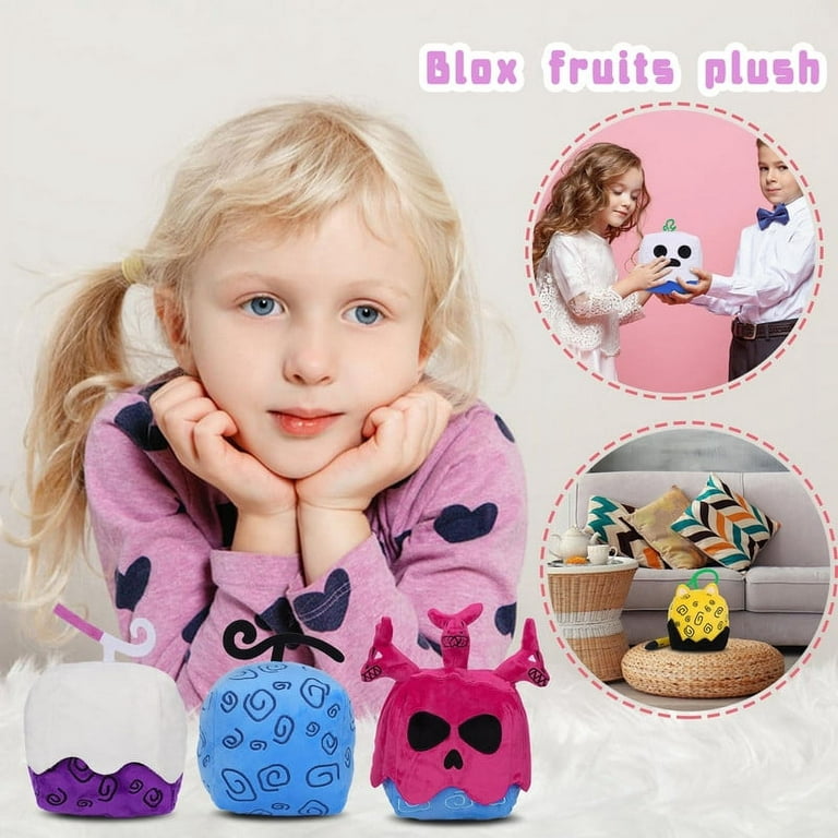 Blox Fruits Plush Plushies Toy Plush Pillow 6 Stuffed Animal, Soft Kawaii  Hugging Plush Pillow Toy Gifts for Kids Child Home Bedroom Decor 
