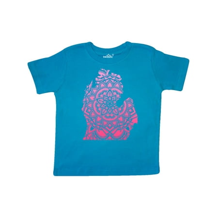 

Inktastic Michigan Silhouette Mandala Gift Toddler Boy or Toddler Girl T-Shirt