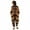 Brown A, variant on ZQUUVOU Women's and Men's Festival Dress Up Onesie Animal Pattern Pajama Playsuits Jumpsuit with Zipper and Pocket Lounge Wear White