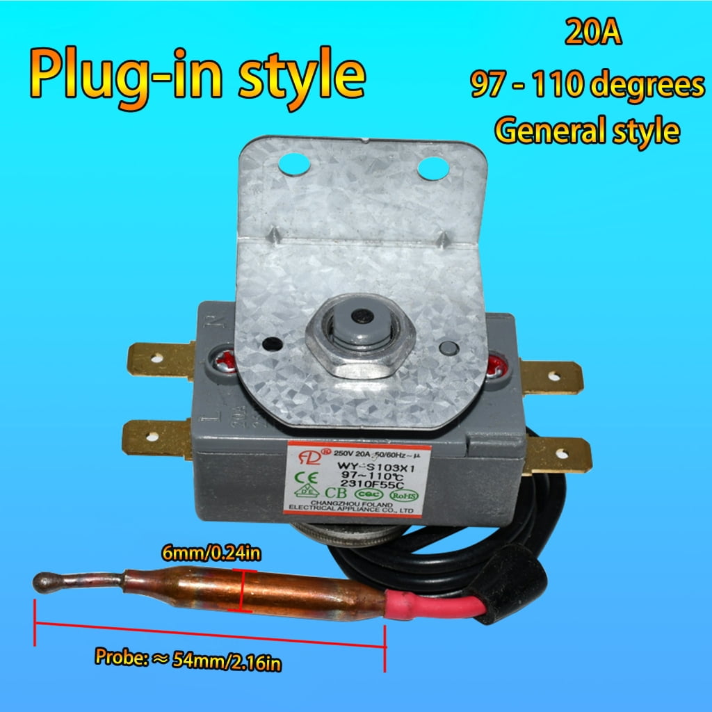 NEXAVKPR Upgraded 75C High Accuracy Thermostat Replacement Part For Home Water Heating Systems