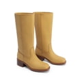 thumbnail image 3 of DREAM PAIRS Women’s Mid Calf Western Boots Square Toe Low Block Heel Pull On Casual Boots, 3 of 8