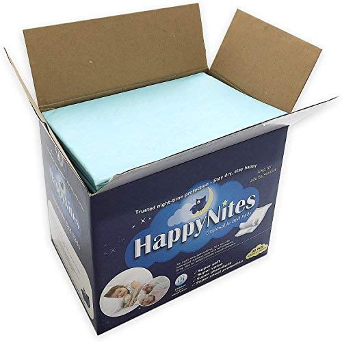 HappyNites Bed Pads Disposable Incontinence Underpads 1500ml