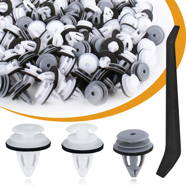 Xislet 120 clips de retención de panel de puerta compatibles con BMW 3 5 7 Series E36 E34 E38 E39 M3 X1 X3 X4 X5 X6 Reemplazar 51411973500 51418224768 51418224781 51410407983 51430141025