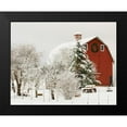 thumbnail image 2 of Delimont, Danita 14x12 Black Modern Framed Museum Art Print Titled - Festive Barn, 2 of 5