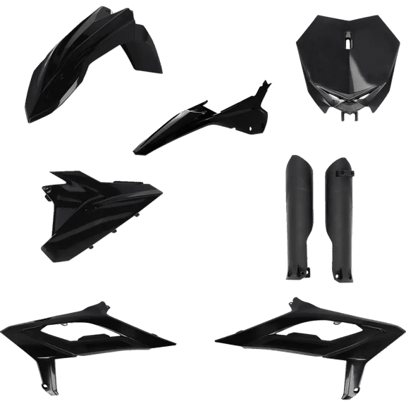 Acerbis Black Full Body Plastic Kit (2980580001)