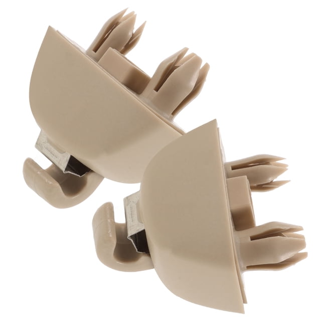 FOMIYES 2Ud Gancho Para Visor Solar En Auto Moderno Color Beige