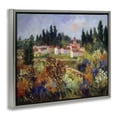 thumbnail image 4 of Stupell Industries Tuscan Countryside Garden Landscape & Nature Painting Gray Floater Framed Canvas Art Print Wall Art, 21 x 17, 4 of 10
