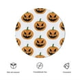 thumbnail image 3 of Eveokoki Halloween Tablecloth Halloween Pumpkin Tablecloth Washable Round Tablecloth 60 Inch Reusable Table Cloth for Home Party Dining Table Decor, 3 of 5