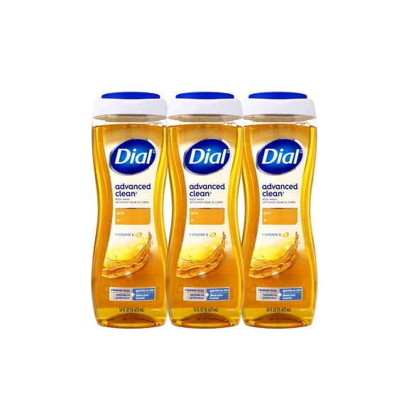 Dial Hydrating Scented Skin Health Body Wash, Fresh, 16 fl oz (3 Pack)