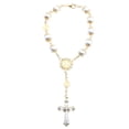 thumbnail image 1 of KAKOWELY 1 pulsera con cruz religiosa, rosario de cristal, joyería decorativa, regalo, 1 of 5
