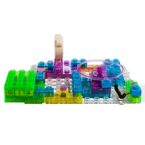 Lectrix Light Up 34 Piece Electronic Building Blocks Set with Circuits