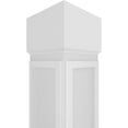 thumbnail image 4 of Ekena Millwork 8"W x 8'H Craftsman Classic Square Non-Tapered X-Board Farmhouse Fretwork Column w/ Standard Capital & Standard Base, 4 of 8