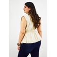 thumbnail image 3 of Chaleco de lino Roman Fashion 2321 Talla Extra Beige 42, 3 of 7